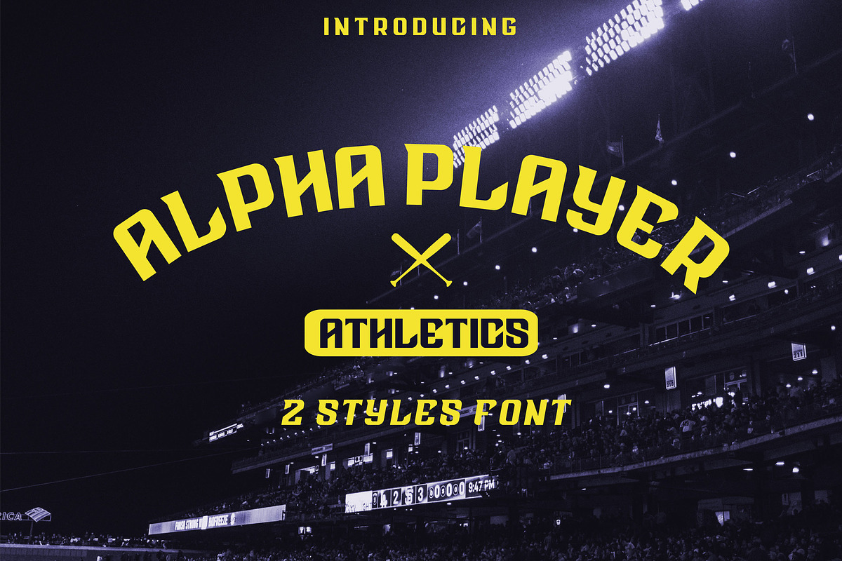ALPHA PLAYER 2 styles font