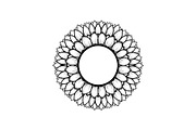 Floral Mandala Circle Frame Bundle, an Illustration by Gaye Art (Thumbnail 46 of 51)