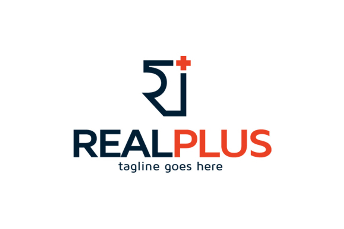 Letter R & Plus Logo, a Branding & Logo Template by gunaonedesign