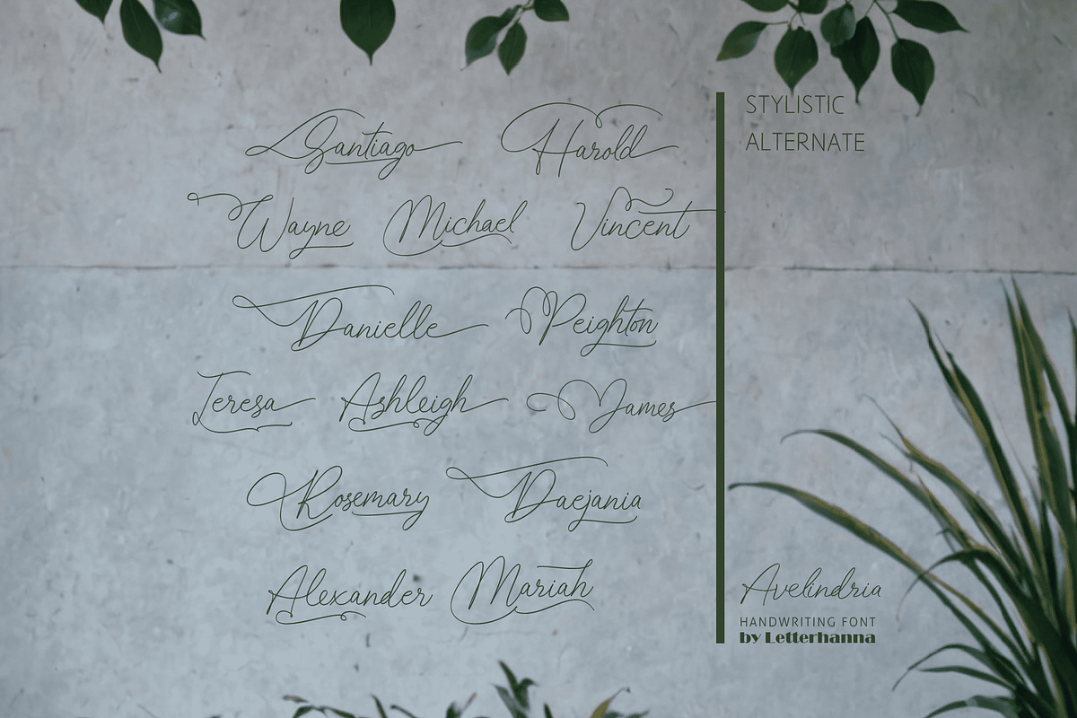 Avelindria Font, a Handwritten Font by Letterhanna Studio (Photo 19 of 19)