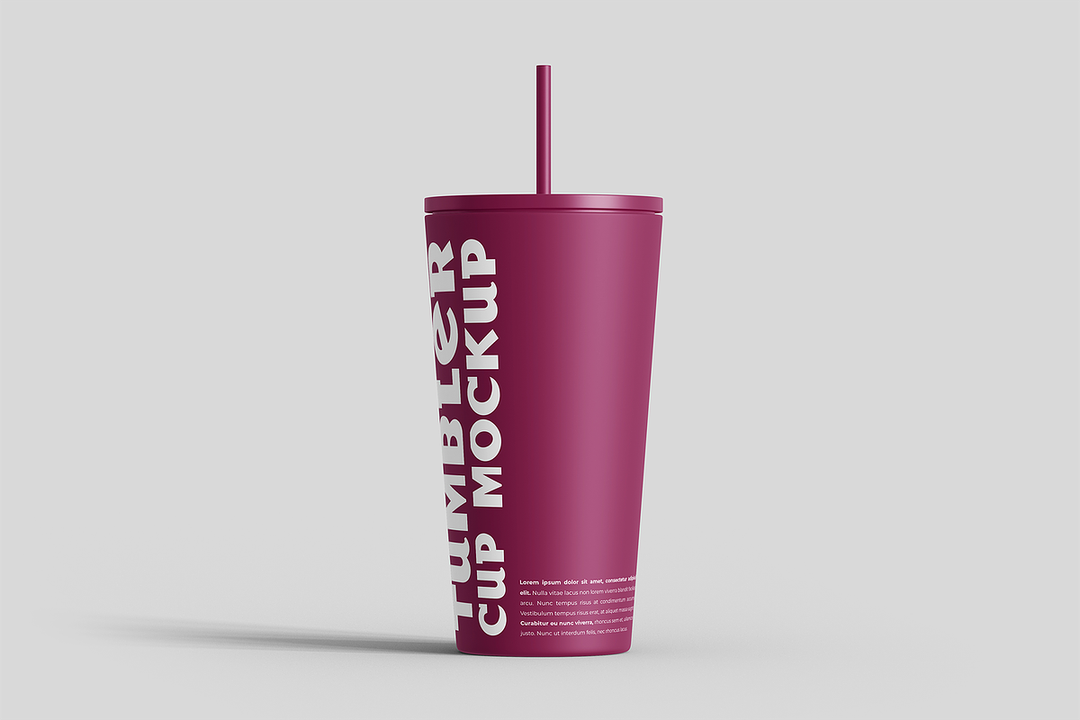Simple Modern Classic Tumbler Mockup, a Cups & Container Mockup by Muhazdinata (Photo 3 of 8)