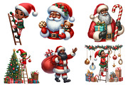 African American Christmas Clipart, an Illustration by Designworld (Thumbnail 3 of 5)