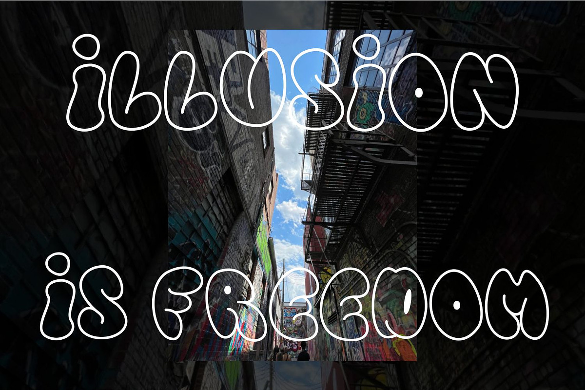Boom Past Grafity Line Font, a Script Font by WhymoreArt (Photo 5 of 6)