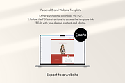 Bridal Stylist Digital Business Card, a Landing Page Template by batang (Thumbnail 4 of 5)
