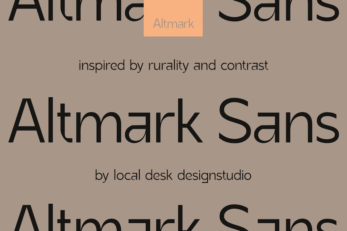 Altmark – a very unique sans, a Sans Serif Font by Local Desk Designstudio (Photo 12 of 23)