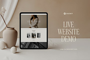 Showit Website Template / Portfolio, a Websites & App Template by The Soft Voice (Thumbnail 2 of 8)