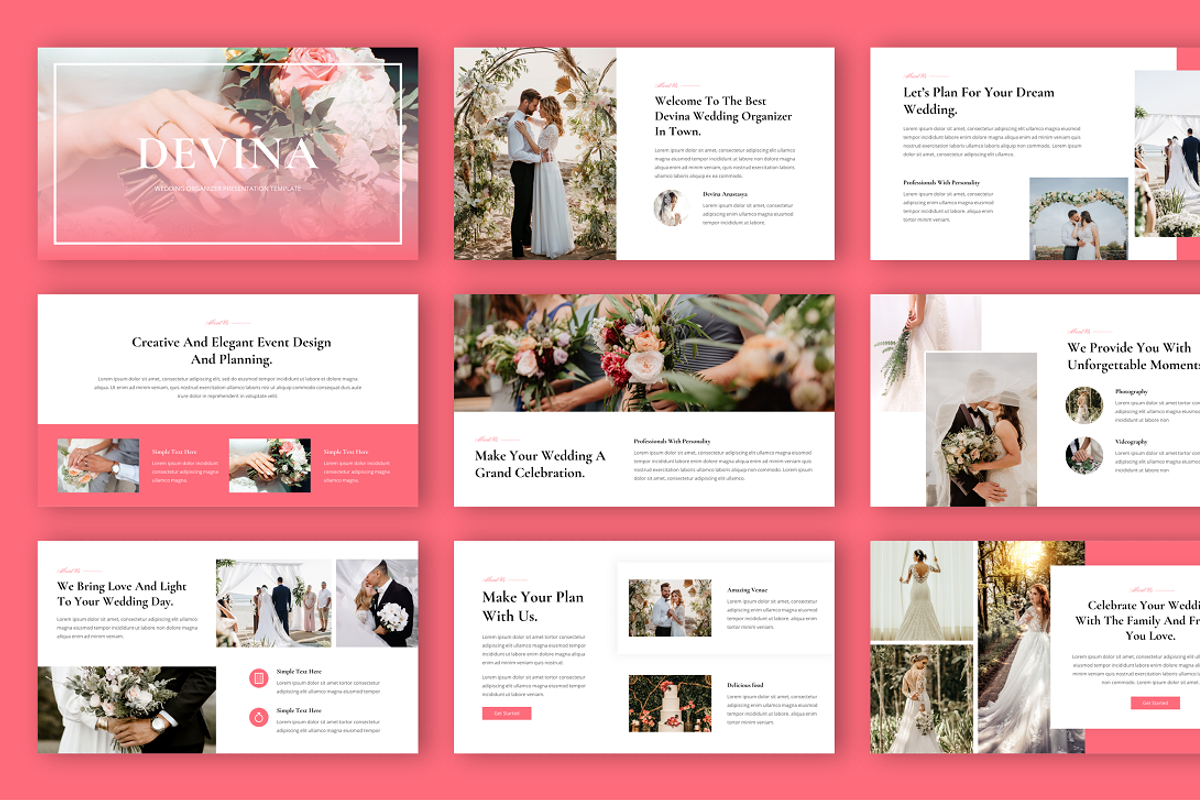 Wedding Organizer PowerPoint, a Presentation Template by Biwarastudio (Photo 2 of 5)