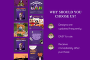 Halloween Social Media Template, a Social Media Template by Meoww_Design (Thumbnail 5 of 6)