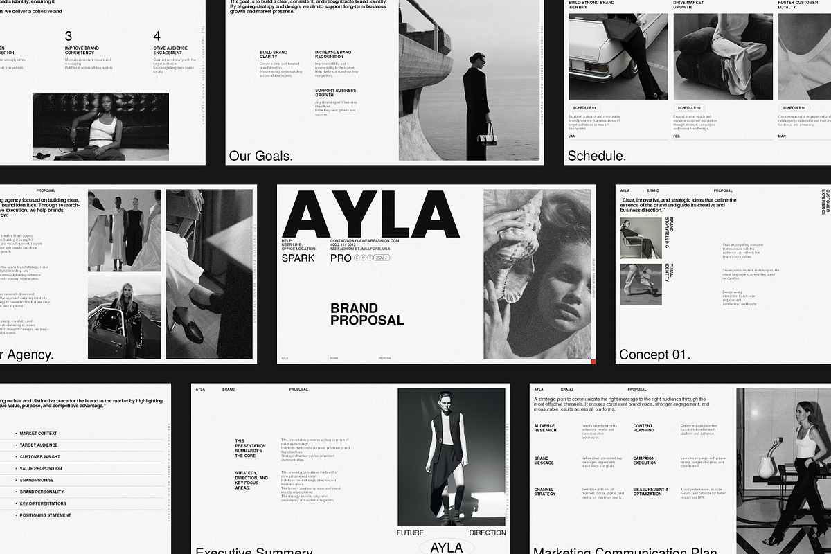 Ayla | Brand Proposal, a Presentation Template by SparkPro (Photo 3 of 8)