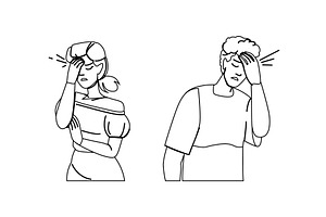 mistake face palm vector, a Person Illustration by pikepicture