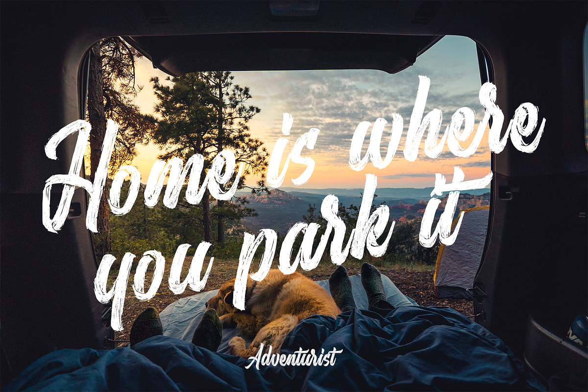 Adventurist - SVG Script Font, a Script Font by Surplus Type Co (Photo 5 of 11)