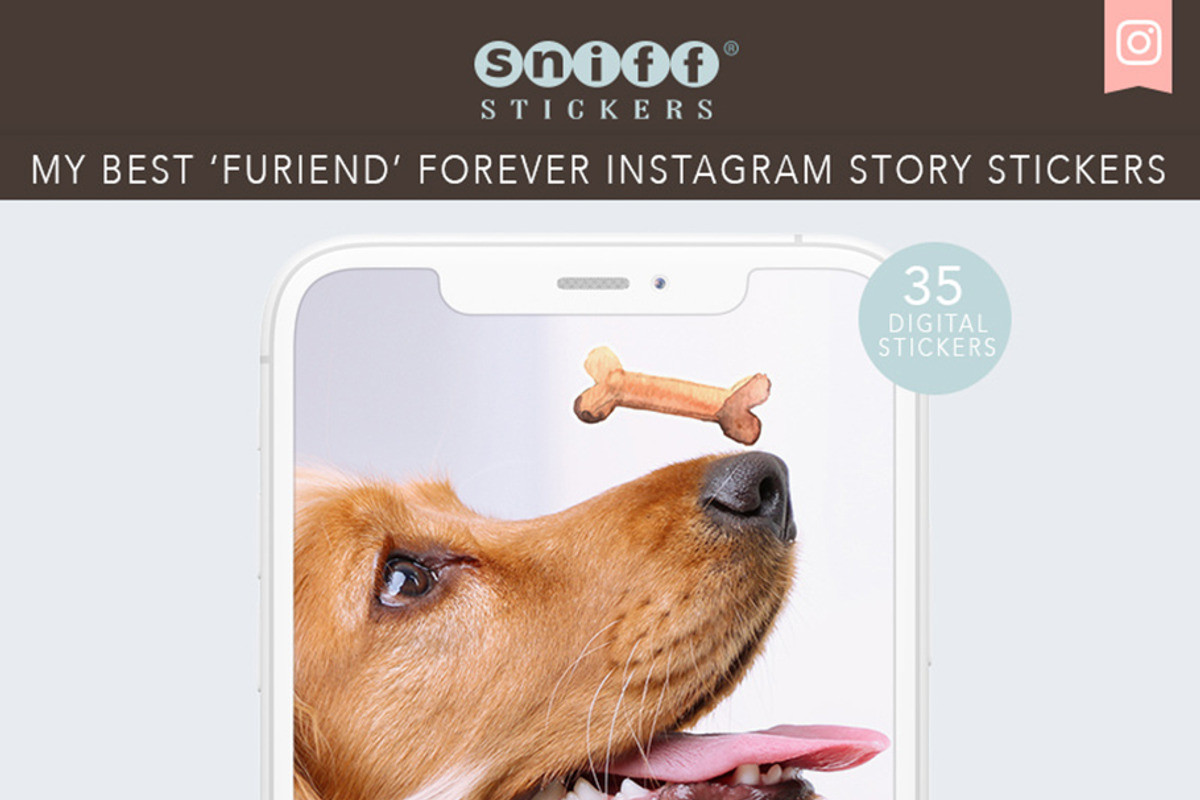 My BFF Digital Pet Stickers, an Illustration by Sniff Design Studio (Photo 2 of 3)