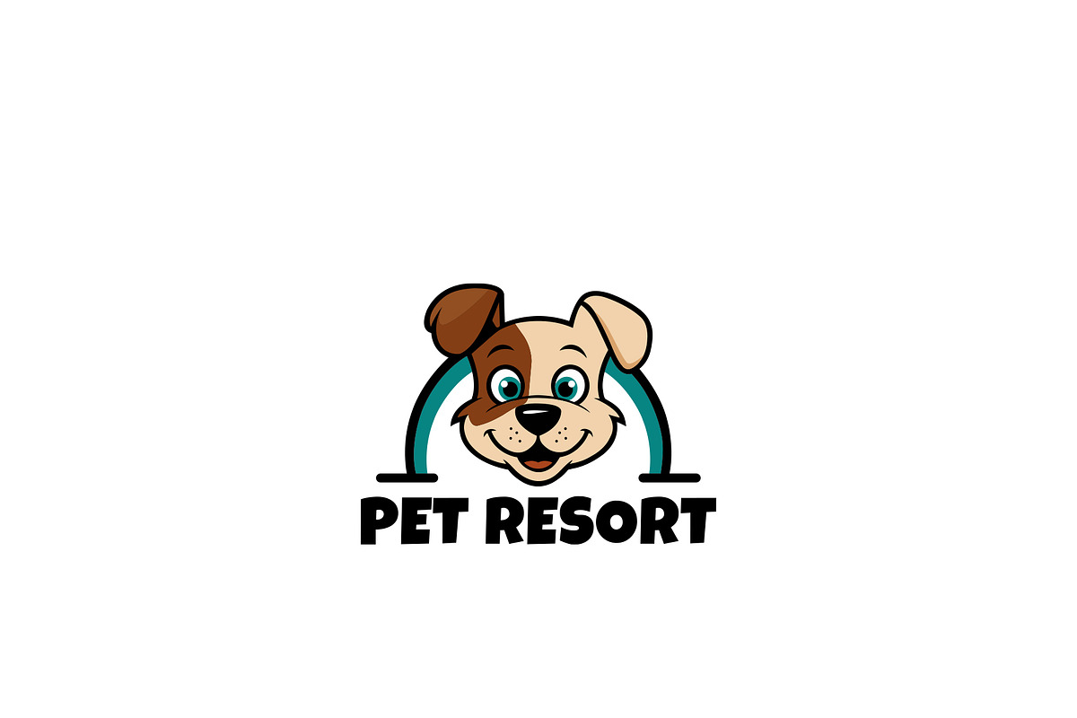 Cute Dog Logo Design, a Branding & Logo Template by HueNestify (Photo 1 of 3)