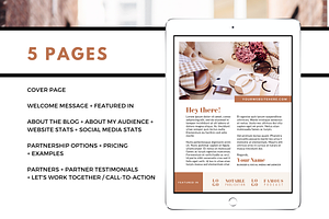 Media Kit Template Canva