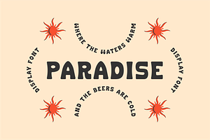 PARADISE FONT