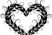 Decorative Heart Silhouette Bundle, an Illustration by Designs_River (Thumbnail 40 of 45)