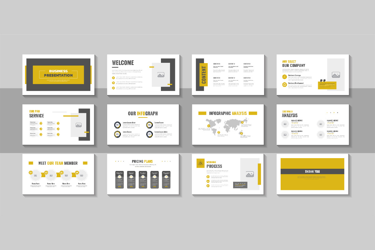 Modern Business Slide Deck, a Presentation Template by Pavel_design (Photo 2 of 2)
