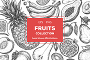 Fruits Illustrations, an Illustration by PicByKate (Thumbnail 1 of 6)