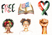 Minimalist Juneteenth Clipart, an Illustration by OK Design (Thumbnail 4 of 5)