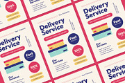 Delivery Service - Flyer, a Brochure Template by Izdihaar_Studio (Thumbnail 2 of 3)