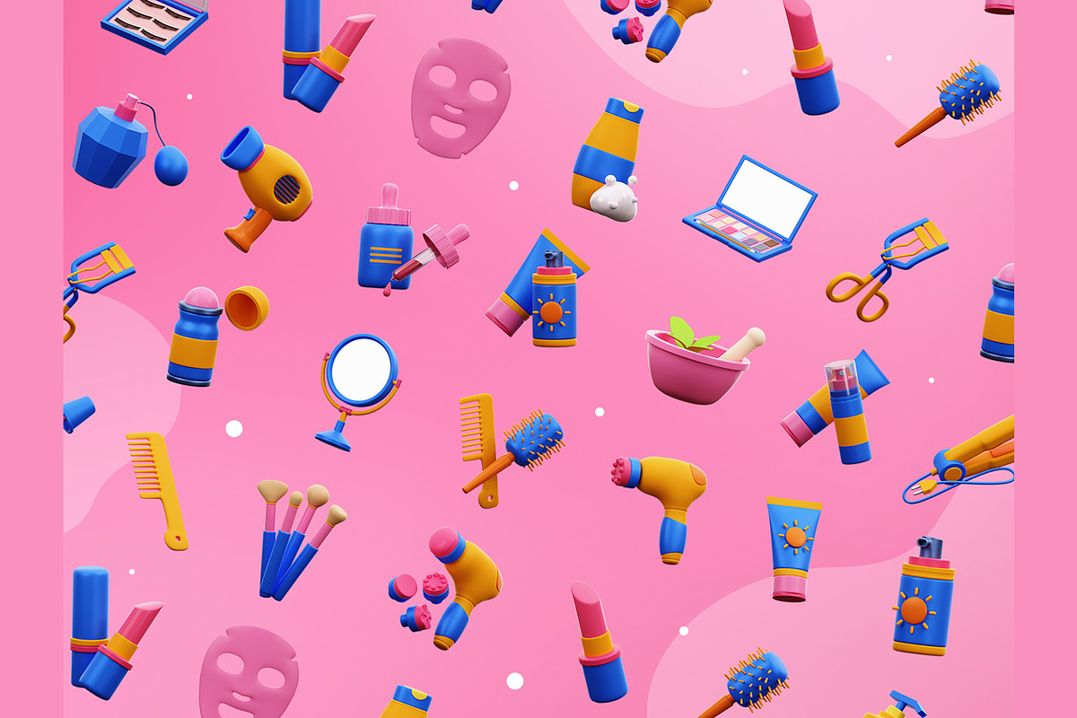 Cosmetic 3D Icons, an Object 3D Model by Rakata Studio (Photo 6 of 7)