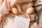 Rococo Lace 5x7 Easter Card Mockup, a Product Mockup by Serenefeeling (Thumbnail 3 of 6)