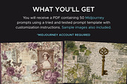 50 Stamperia Vintage Collage Prompts, an Object Graphic by MadeByAI Studio (Thumbnail 2 of 6)