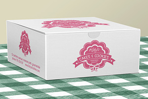 Cake Box for Bakery Pastries