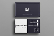 Simple Business Card Layout, a Business Card Template by MightyDesign (Thumbnail 3 of 6)