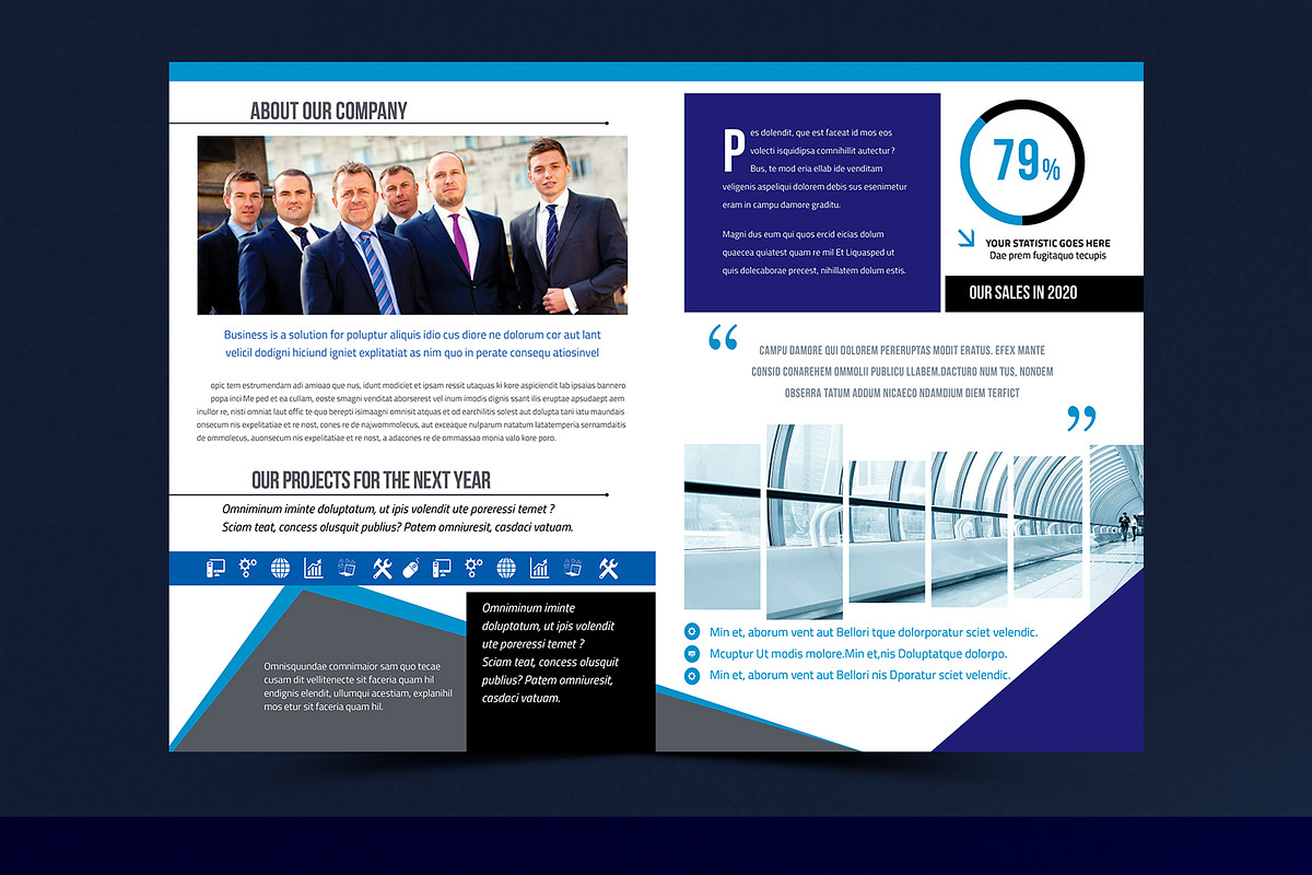 Bi-fold Brochure, a Brochure Template by artico (Photo 4 of 4)