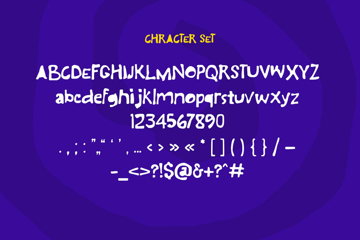 Koga - Quirky Display Font, a Handwritten Font by VASTARD STUDIO (Photo 9 of 9)