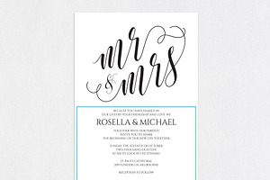 Invitation Template SHR432