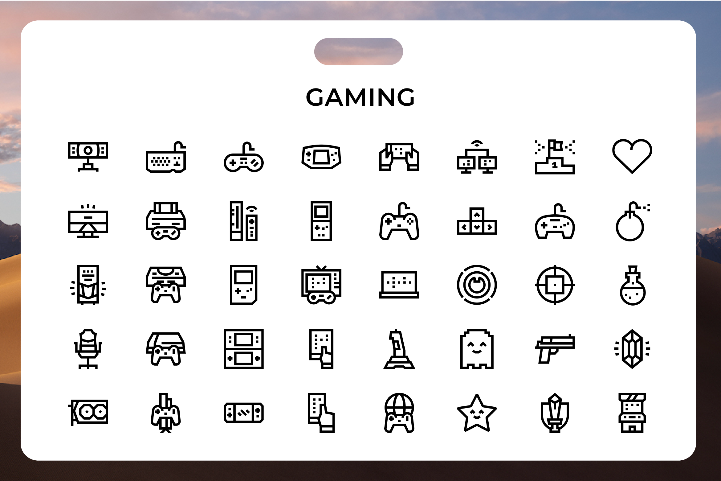 Gaming Icons, an Icon by Wencory