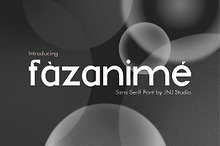 Fazanime Sans Serif