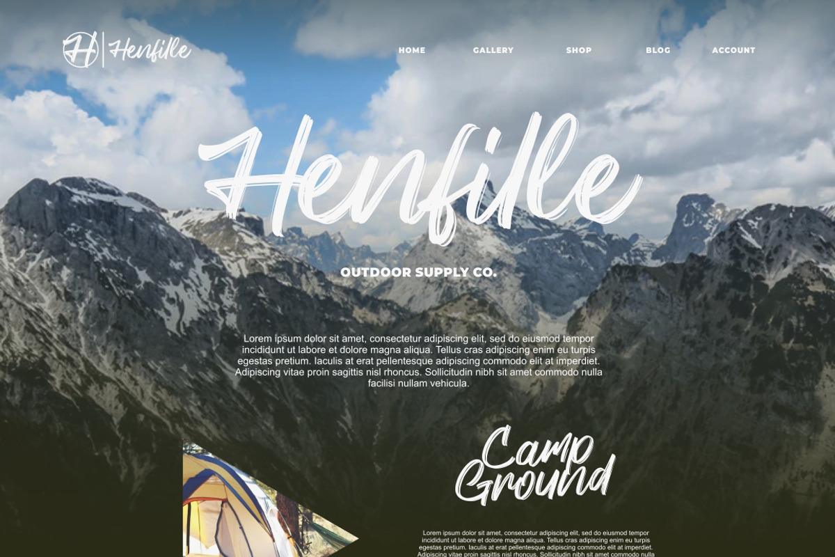 Keypass - Handbrush Font preview 2