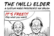 16+ Procreate INK & SFX Brushes, a Brush Add-On by Georg's Procreate Brushes (Thumbnail 3 of 9)