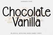 Chocolate Vanilla, a Serif Font by FreshTypeINK (Thumbnail 1 of 8)