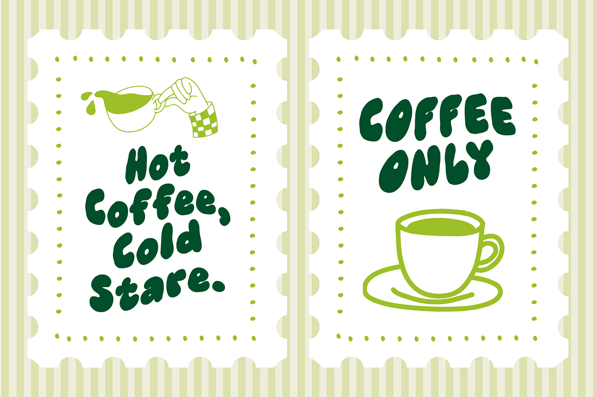 Retro Chunky Bold Bubble Font, a Handwritten Font by Nonceni (Photo 8 of 10)
