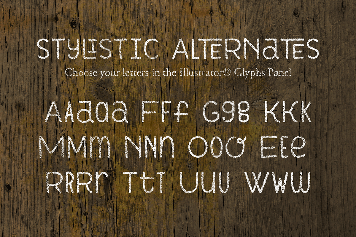 Cuciniere Font + 40 Icons (Handmade) preview 6