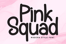 Pink Squad | Script Font