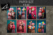 Sassy Old Couple Paper Pack, a Person Illustration by Digital Art Mahdiseño (Thumbnail 3 of 9)