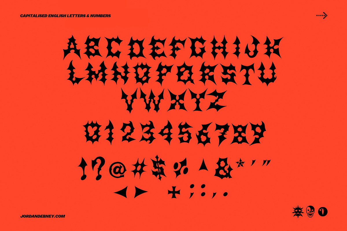 ANTAGONIST Font, a Blackletter Font by Jordan Debney Art (Photo 2 of 5)