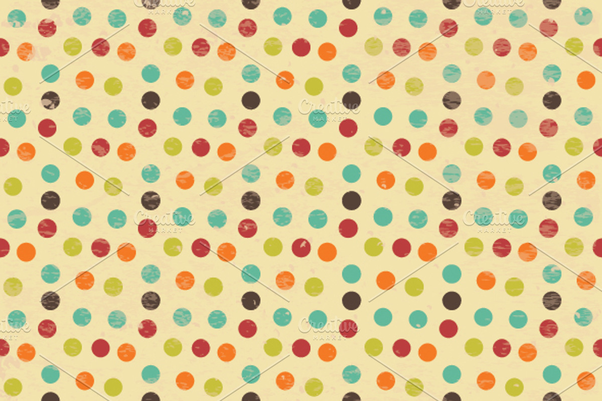 Retro Geometric Seamless Backgrounds preview 4