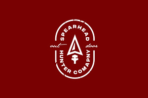 Vintage Spear North Arrow Logo, a Branding & Logo Template by funpixel