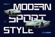 Modern Sport - Techno Logo Font, a Sans Serif Font by Nirmana Visual (Thumbnail 5 of 10)