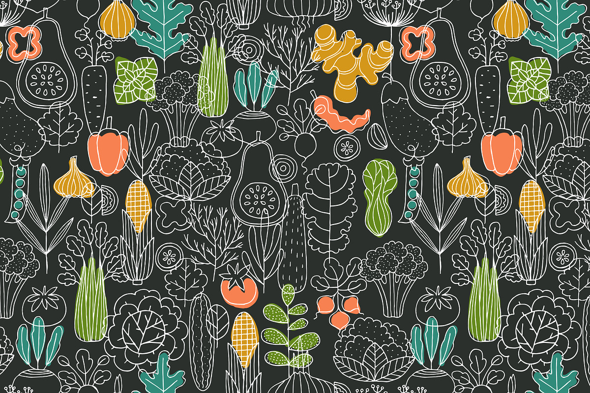 Farm vegetables, an Animal Illustration by adehoidar (Photo 2 of 8)