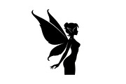 Magical Fairy Silhouette Bundle, an Illustration by jahid234 (Thumbnail 48 of 51)
