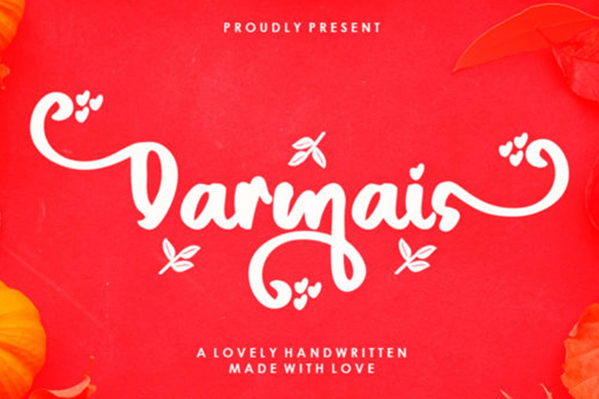 Darmais Script, a Script Font by Gatype (Photo 1 of 5)