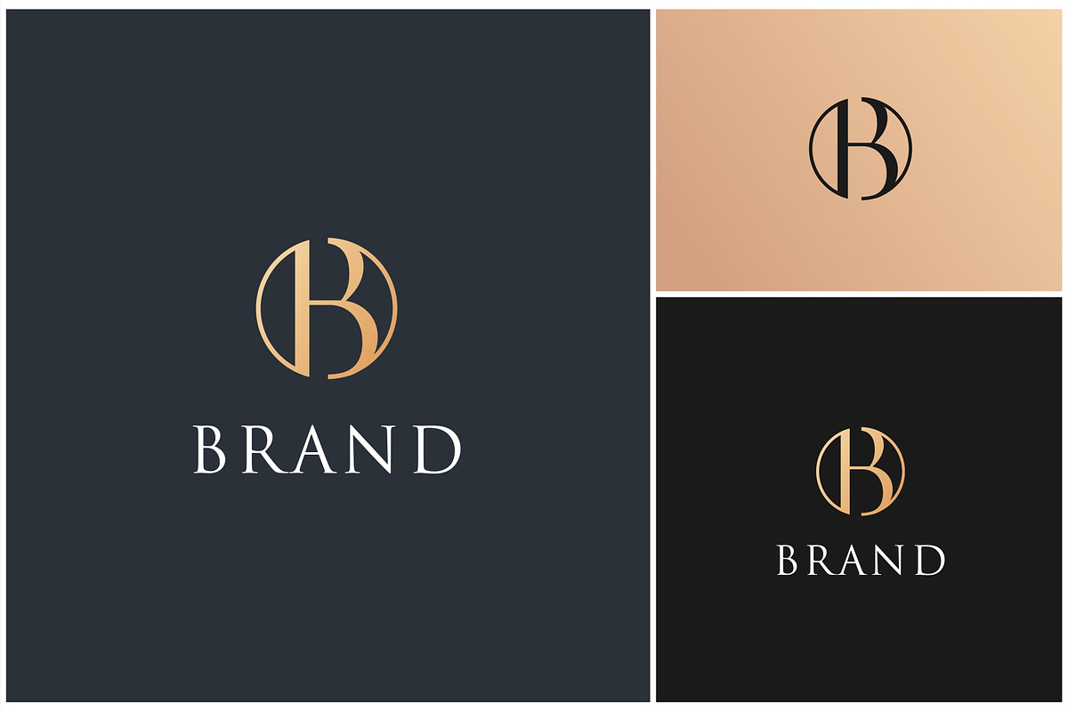 Letter B Luxury Circle Logo, a Branding & Logo Template by ika trisiana (Photo 2 of 2)