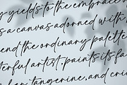 Adore History - Handwritten Font, a Script Font by MJB Letters (Thumbnail 8 of 11)